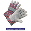2000 Series Leather Palm Gloves Gray Red Large 12 Pairs
