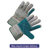 2000 Series Leather Palm Gloves Gray Green Red Large 12 Pairs