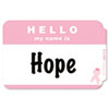 C-Line® Self-Adhesive Pink Ribbon Name Badges