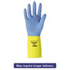 Chemi Pro Neoprene Gloves Blue Yellow Size 10 12 Pairs