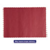 Solid Color Scalloped Edge Placemats 9 1 2 x 13 1 2 Red 1000 Carton