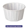 Squat Paper Portion Cup Pleated 3.25 oz White 250 Bag 20 Bags Carton