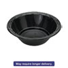 Silhouette Plastic Dinnerware Bowl 12 oz Black 125 Pack 8 Packs Carton