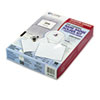 Badge holder kits with micro-perforated laser/inkjet insert sheets.