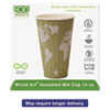 World Art Renewable amp; Compostable Insulated Hot Cups 16oz. 40 PK 15 PK CT