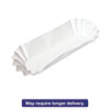 Fluted Hot Dog Trays 6w x 2d x 2h White 500 Sleeve 6 Sleeves Carton