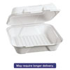 Harvest Fiber Hinged Containers 9 x 9 x 3 100 PK 2 PK CT