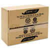 Recycled box for storage and mailing.