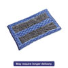 HYGEN Dust Scrub Rough Surface Microfiber Pad 12 x 17 1 2 Blue 6 Carton