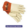 Mustang MIG TIG Leather Welding Gloves White Russet Large 12 Pairs