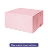 Tuck Top Bakery Boxes 10w x 10d x 5h Pink 100 Carton