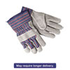 Select Shoulder Split Cow Gloves Blue Gray Large 12 Pairs