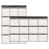 Contemporary Two Sided Yearly Erasable Wall Planner 24 x 36 2017