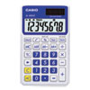 SL 300SVCBE Handheld Calculator 8 Digit LCD Blue