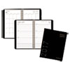 Contemporary Weekly Monthly Planner Block 4 7 8 x 8 Black Cover 2017