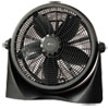 16" Super-Circulation 3-Speed Tilt Fan, Plastic, Black