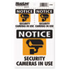 Self Stick Security Camera Combo Decal Security Cameras in Use 2 3 x 3 1 6 x 6