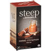 steep Tea Sweet Cinnamon Black Tea 1.6 oz Tea Bag 20 Box