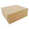 Bakery Boxes Kraft Paperboard 10 x 10 x 4 100 Bundle