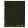 Gold Fibre Wirebound Writing Pad w Cover 9 1 4 x 7 1 4 White Green Cover