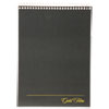 Gold Fibre Wirebound Writing Pad w Cover 8 1 2 x 11 3 4 White Grey Cover
