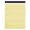 Double Sheets Pad Law Rule 8 1 2 x 11 3 4 Canary 100 Sheets