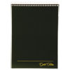 Gold Fibre Wirebound Writing Pad w Cover 8 1 2 x 11 3 4 White Green Cover