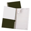 Gold Fibre Personal Notebook College Medium 7 x 5 Classic Green 100 Sheets