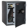 One Hour Fire and Water Safe with Combo Lock 5.50 cu. ft. Graphite