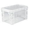 Super Stacker Storage Boxes Hold 500 4 x 6 Cards Plastic Clear