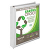 Earth s Choice Biobased D Ring View Binder 1 quot; Cap White