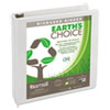Earth s Choice Biobased D Ring View Binder 1 1 2 quot; Cap White