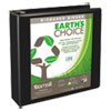 Earth s Choice Biobased D Ring View Binder 2 quot; Cap Black