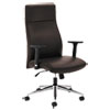 VL108 Executive High Back Chair Brown Leather