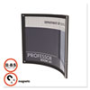 Superior Image Magnetic Certificate Holder Plastic 8 1 2 x 11 Black Clear