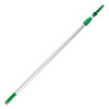 Opti Loc Aluminum Extension Pole 13ft Two Sections Green Silver
