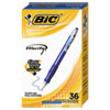 Velocity Retractable Ball Pen Blue Ink 1 mm 36 Pack