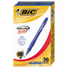Velocity Retractable Ball Pen Blue Ink 1.6 mm 36 Pack