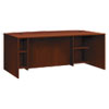 BL Laminate Series Breakfront Desk Shell Bow Front 72w x 42d x 29h Med. Cherry