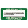Shipping and Handling Self Adhesive Label 5 x 2 1 4 NOT RESTRICTED 500 Roll