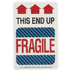 Shipping Self Adhesive Label 5 7 8 x 4 1 4 THIS END UP FRAGILE 500 Roll