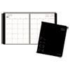 Contemporary Monthly Planner Premium Paper 8 7 8 x 11 Black Cover 2017