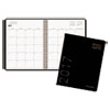 Contemporary Monthly Planner 6 7 8 x 8 3 4 Black Cover 2017
