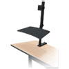 Up Rite Rear Mounted Sit Stand Workstation Single 27 5 8 x 30 x 42 Black