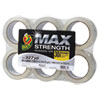 MAX Packaging Tape 1.88 quot; x 54.6 yds 3 quot; Core Crystal Clear 6 Pack