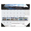 Recycled Mountains of the World Photo Monthly Desk Pad Calendar 18.5 x 13 2017