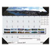 Recycled Mountains of the World Photo Monthly Desk Pad Calendar 22 x 17 2017