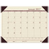 Recycled EcoTones Desert Tan Monthly Desk Pad Calendar 22 x 17 2017