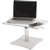 High Rise Adjustable Laptop Stand 21 x 13 x 15 3 4 White Chrome