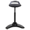 Sit to Stand Perch Stool Black with Black Base
